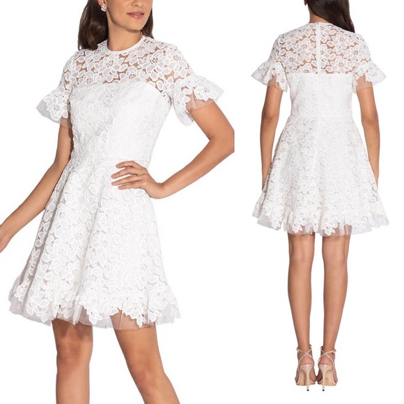 Shoshanna Dresses & Skirts - NWT SHOSHANNA MIDNIGHT White Lace Dress - JJ0365